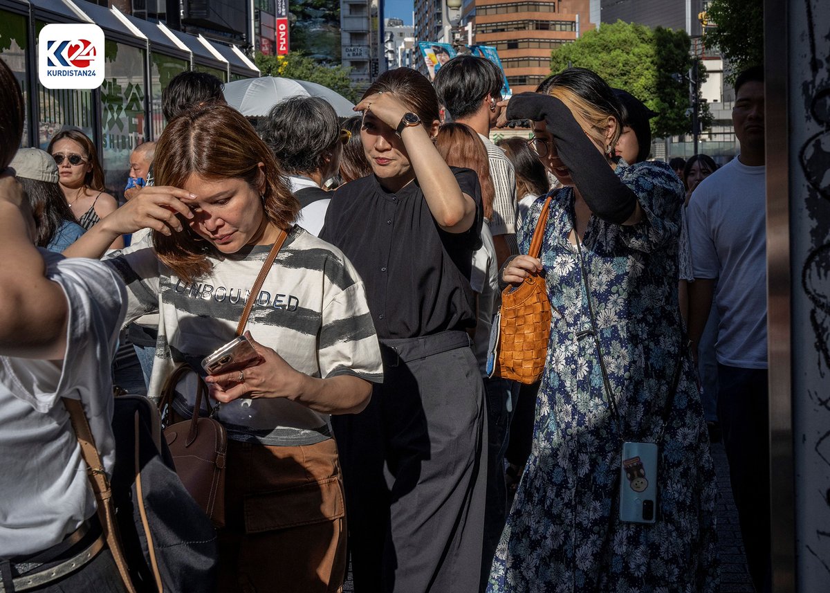 K24Turkce's tweet image. Japonya&apos;da sıcaklıkların 36 dereceye kadar çıktığı bir sıcak hava dalgası yaşanıyor

FOTO- AFP