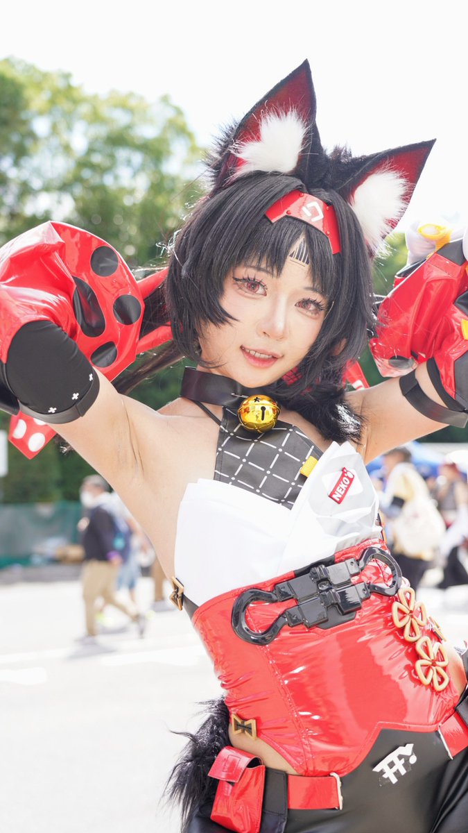 sithdarkforce's tweet photo. 【2025/07/27 #コスプレエリア #wf2025s 】
@hamcooler #ハムクーラー #hamcooler さん⑤
撮影ありがとうございました
※タップ推奨
#ワンフェス2025夏 #ワンフェス
#wf2025 #WF2025Sコスプレ
#ゼンレスゾーンゼロ #猫宮又奈
#ゼンゼロ #猫又 https://t.co/8JE9zcqF76