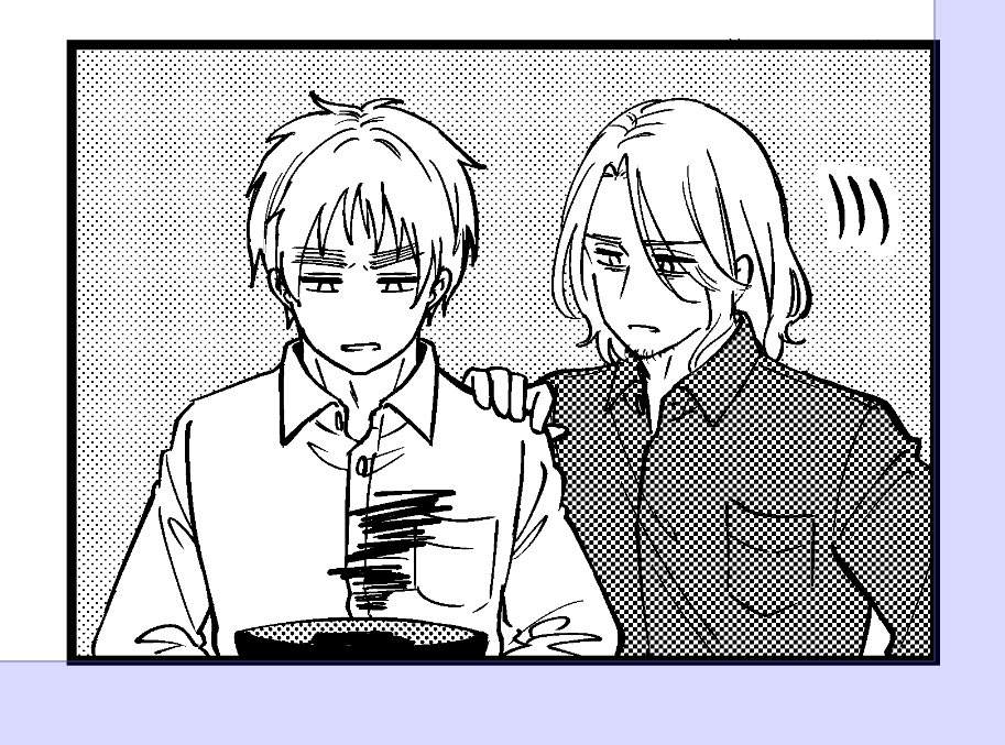 sin_szk's tweet image. 生活が忙しくて一日1コマがやっとだけどなんとか描いてる