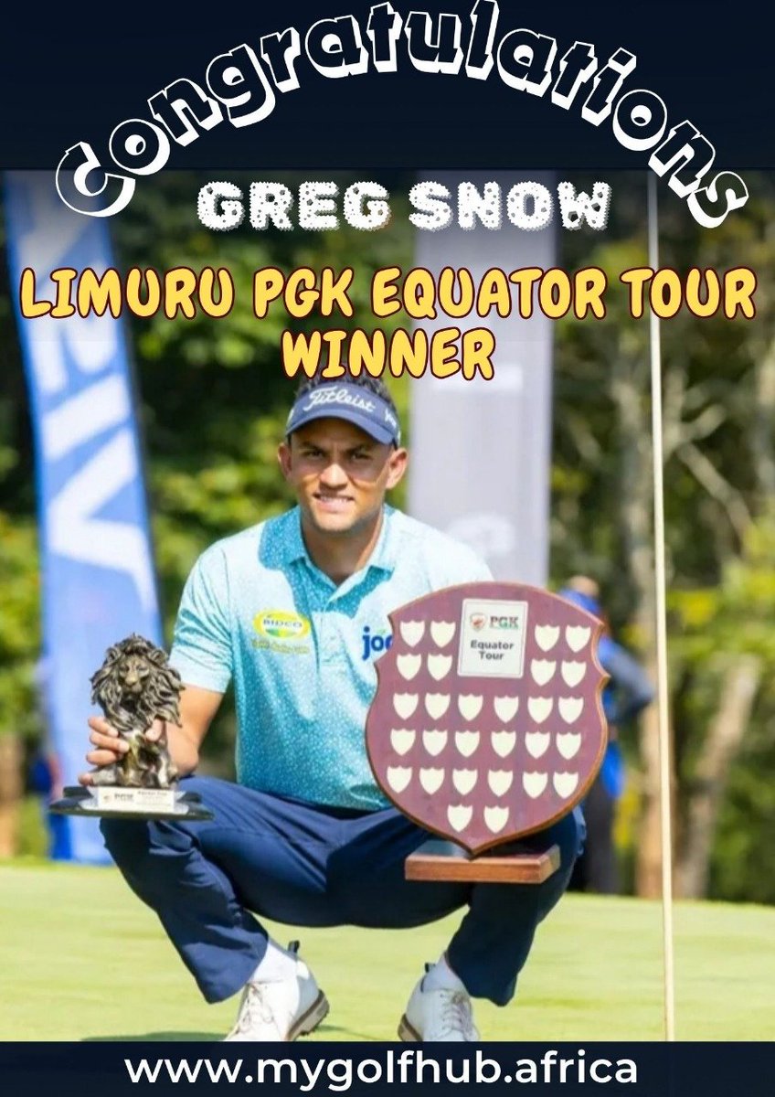 Mygolfhub_ke's tweet photo. Greg Snow’s “boring golf” at PGK Equator Tour = brilliance! 🎯 -12, 19 birdies, only 6 bogeys. Consistency + smart aggression = winning formula. #Golf #PGKEquatorTour #GolfTips #WinningStrategy #ConsistentGolf #mygolfhubafrica https://t.co/M0Bki84OoS