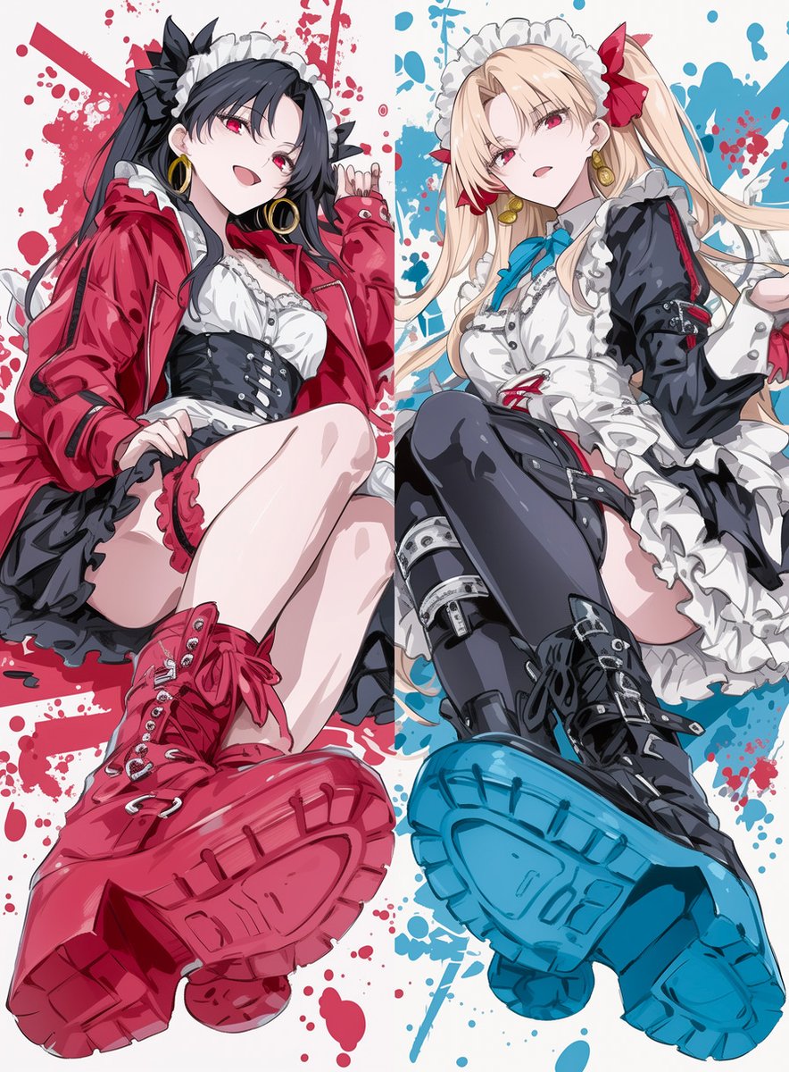 koko_0316a's tweet image. イシュタル&amp;amp;エレシュキガル (Ishtar&amp;amp;Ereshkigal)     
#FGO #FGO10周年