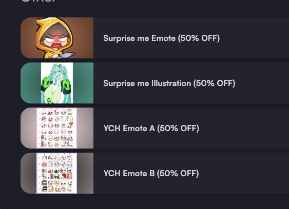 NanaAriVT's tweet photo. 🔥EMOTE COMMISSION 50% DISCOUNT🔥

Looking for brave volunteers willing to spend money on CHEAP emotes. Commissions are half-priced since I don't have big portfolio, but you’ll get the full service! 🔥 ONLY the first 10 customers will get the 50% discount!!!  
Limited time offer – don't miss out!
https://t.co/2a7KZ3SNIL 

#commission #emote #halfprice #vgen #ych #discount #Vtuber #illustration