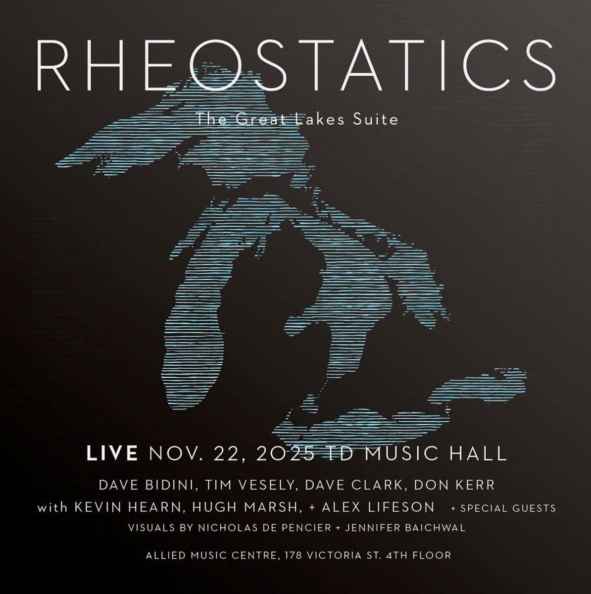 rushisaband's tweet image. The Rheostatics along with #RUSH&apos;s Alex Lifeson and special guests will be performing their &quot;The Great Lakes Suite&quot; November 22nd in Toronto at @tdmusichall with tickets going on sale Thursday ... rushisaband.com/blog/2025/07/2…