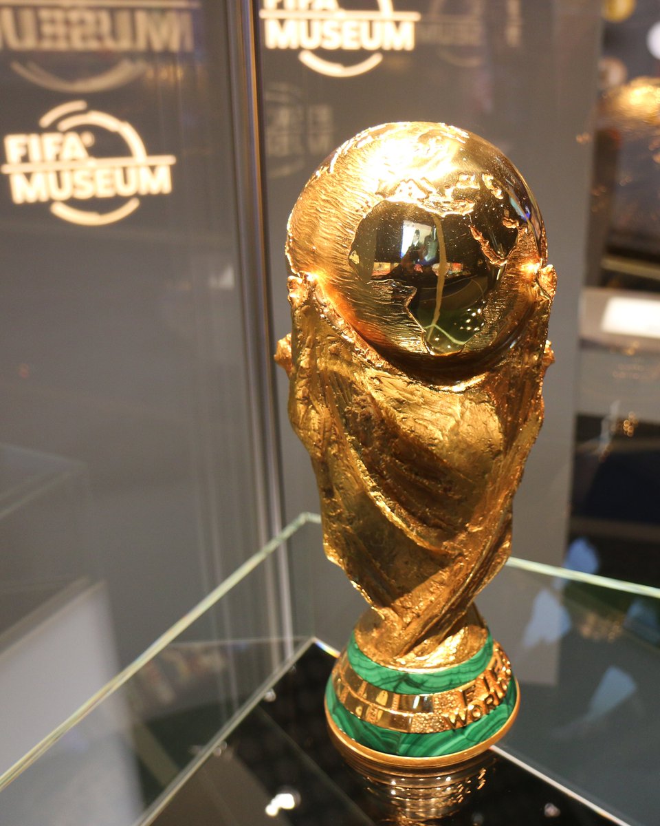 Feast your eyes on the FIFA World Cup 26™ Winner’s Trophy before the champions themselves 🤩👀

Visitors to the FIFA Museum will have the rare chance to view the 2026 prize on 29 and 30 July. It will temporarily take the place of the FIFA World Cup trophy (pictured), which will
