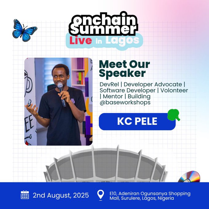 Onchain Summer Live in Lagos 2025 featuring KC Pele
