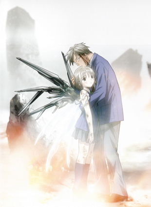 ErisCake's tweet photo. daily wondering when saikano's gonna become uncovered and explode in popularity akin to lain. girls are crazy about angels and mechsploitation lately. it's kino too!

the only thing holding it back is het, but that never stopped himes from hallucinating their will, so let's go!! https://t.co/OH8KlPg1Ni
