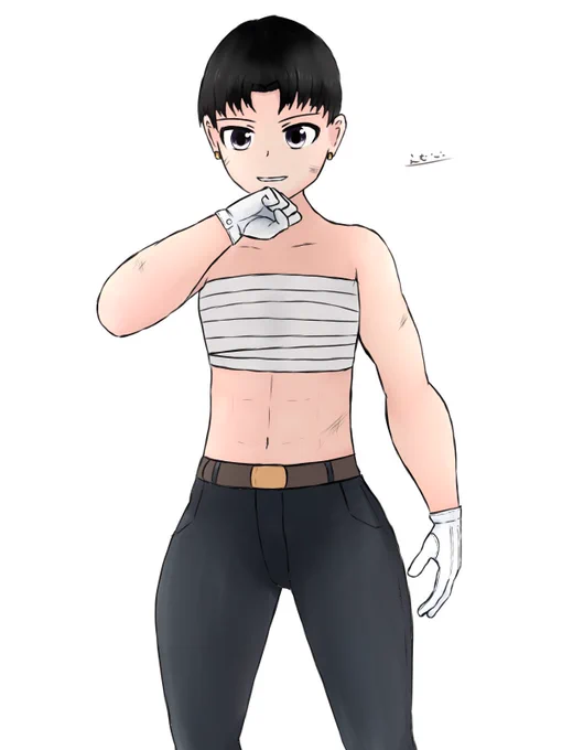 #お気に入りの絵は何度再掲しても良い 看板娘・無魂編
