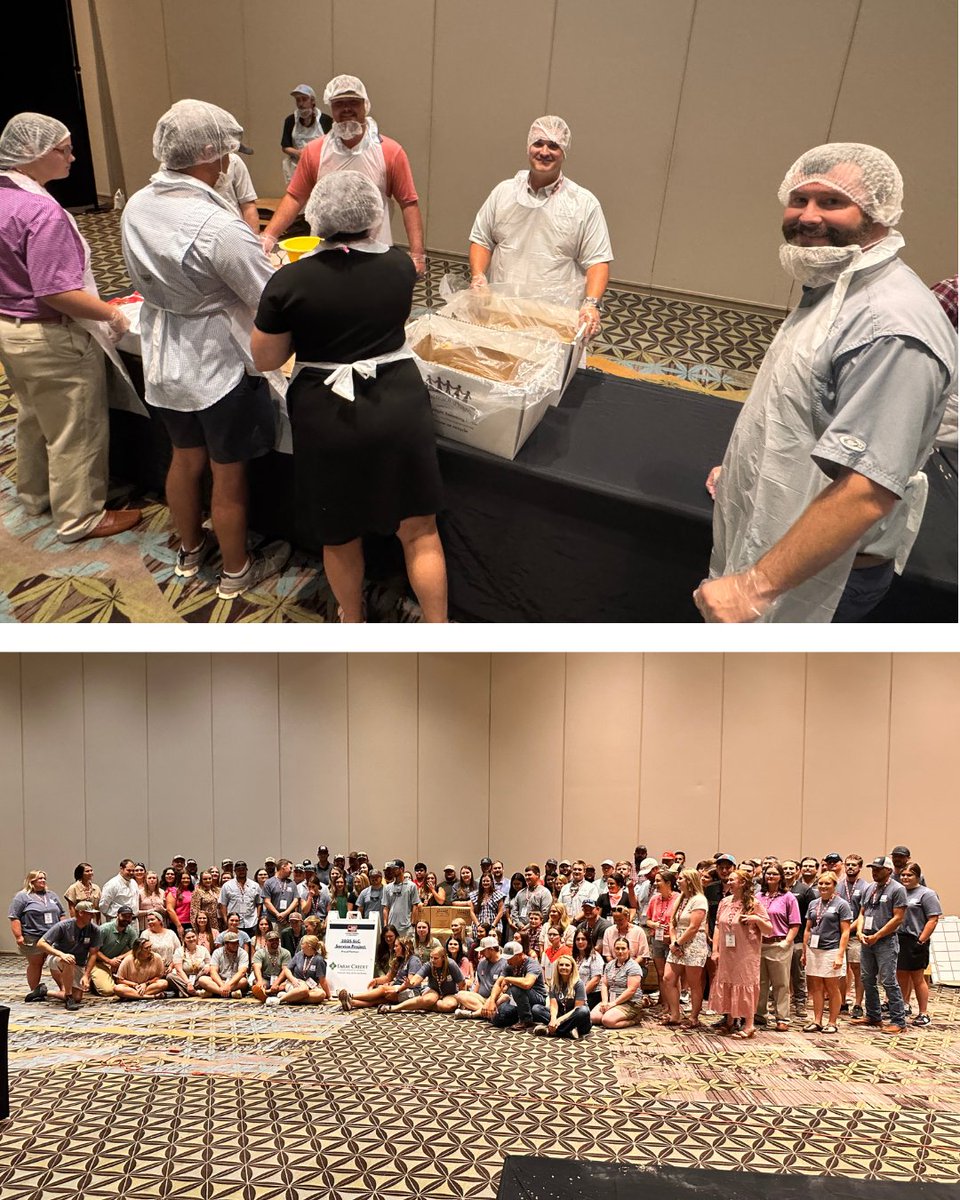 The Farm Credit Associations of Georgia were proud to sponsor the SLC Service Project at the Georgia Farm Bureau Young Farmers &amp; Ranchers Conference!

Together with the next generation of ag leaders, over 13,000 meals were packed for local food banks!