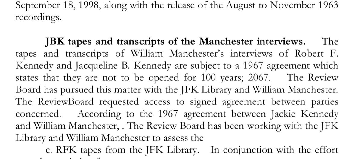 (THE JFK FILE THEY WON’T RELEASE).

After JFK’s death, Jackie &amp; RFK gave interviews so explosive the Kennedy family sealed them until 2067..Caroline Kennedy is blocking the release. Rumors say Jackie called it a coup. Why hide it?

Release the Manchester files. Now!!
#JFKFiles