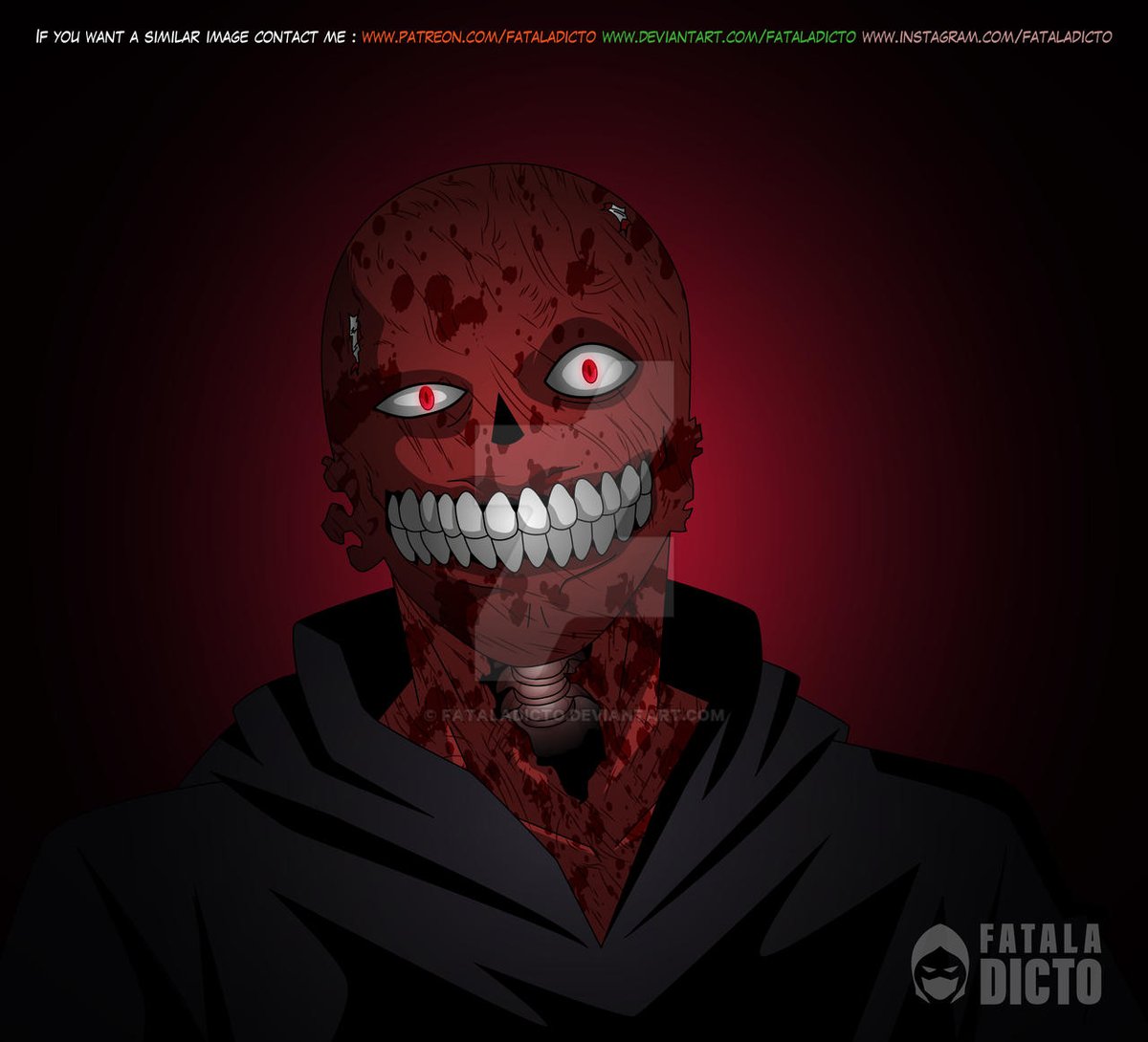 fataladicto's tweet photo. Doppel (Impulso Asesino) - commission
Esta comisión es patrocinada por nuestro amigo nilcram, en wattpad
#commissionart #mha #mhaoc #bhaoc #bha #myheroacademia #bokunoheroacademia #characters #charactercommission #occharacter #crepy #monster #creepy #horror https://t.co/JabBI2VgRR
