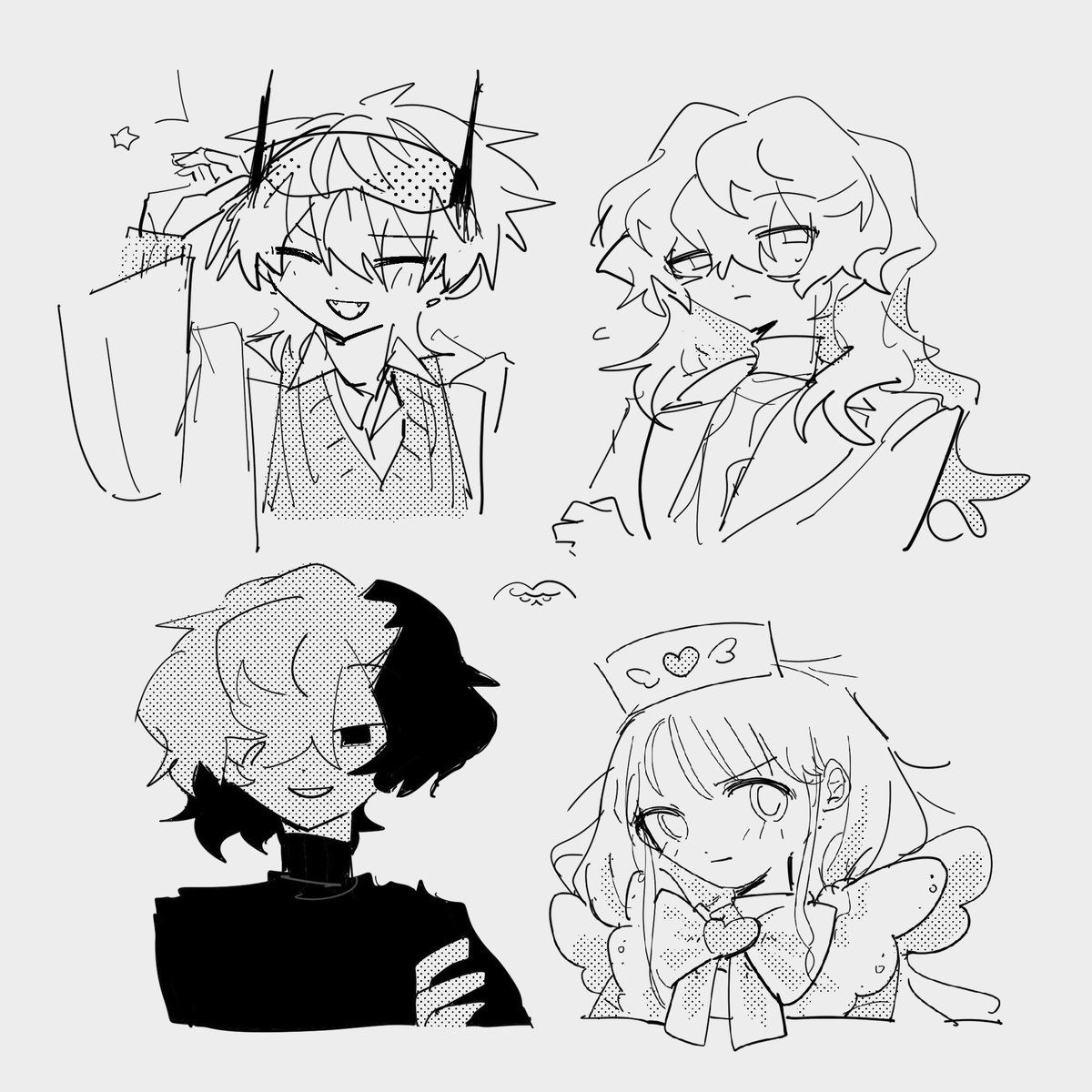 m_kai_999's tweet image. キャラデザと絵