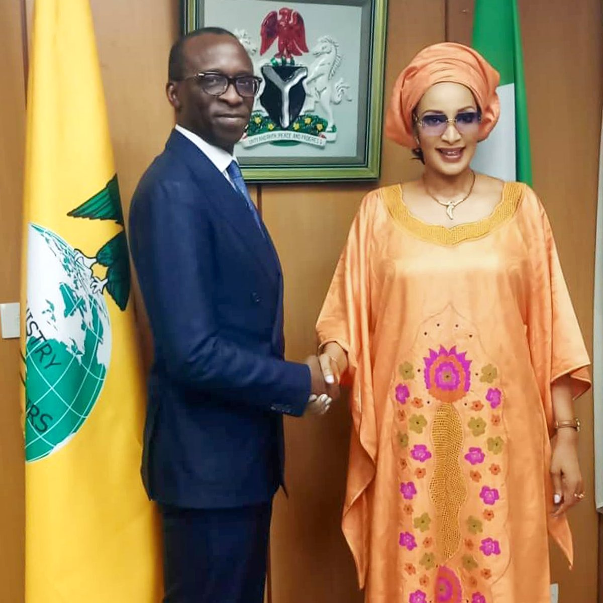 Grateful for the strong backing from H. E. Ambassador Bianca Ojukwu, Nigeria's Hon. Minister of State for Foreign Affairs for my ICJ candidacy. 
Ambassador Ojukwu emphasized that “Elias nomination embodies Nigeria’s commitment to international justice, human rights, and the