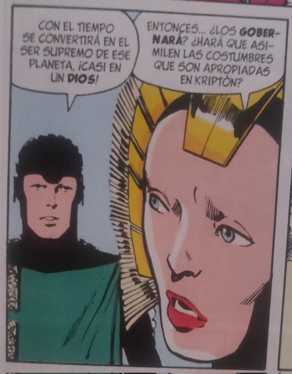 Comicsen8mm's tweet image. Que no es un invento de James Gunn (o de Akira Toriyama ya que estamos). Que esto viene de bastante lejos. Byrne lo dejaba caer en su etapa de Superman. Más allá de las reinterpretaciones y modificaciones en el origen que ha tenido el personaje a lo largo de las décadas.