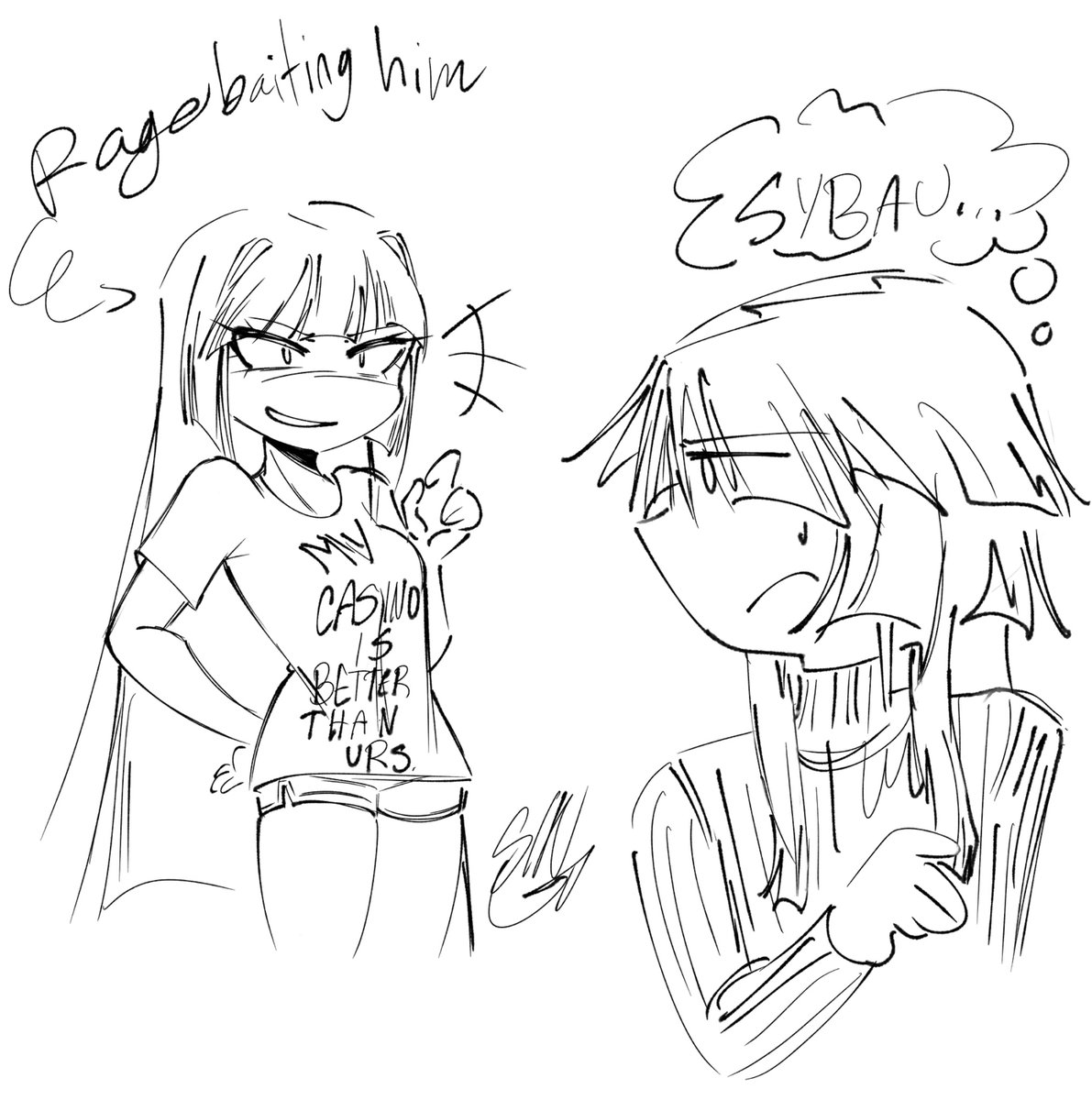 sigsslut's tweet image. did i post this yet idk ok anyway sigxia 🤤🤤🤤🤤ok i love sigma and xia they’re so awrsome
i don’t usually draw like this