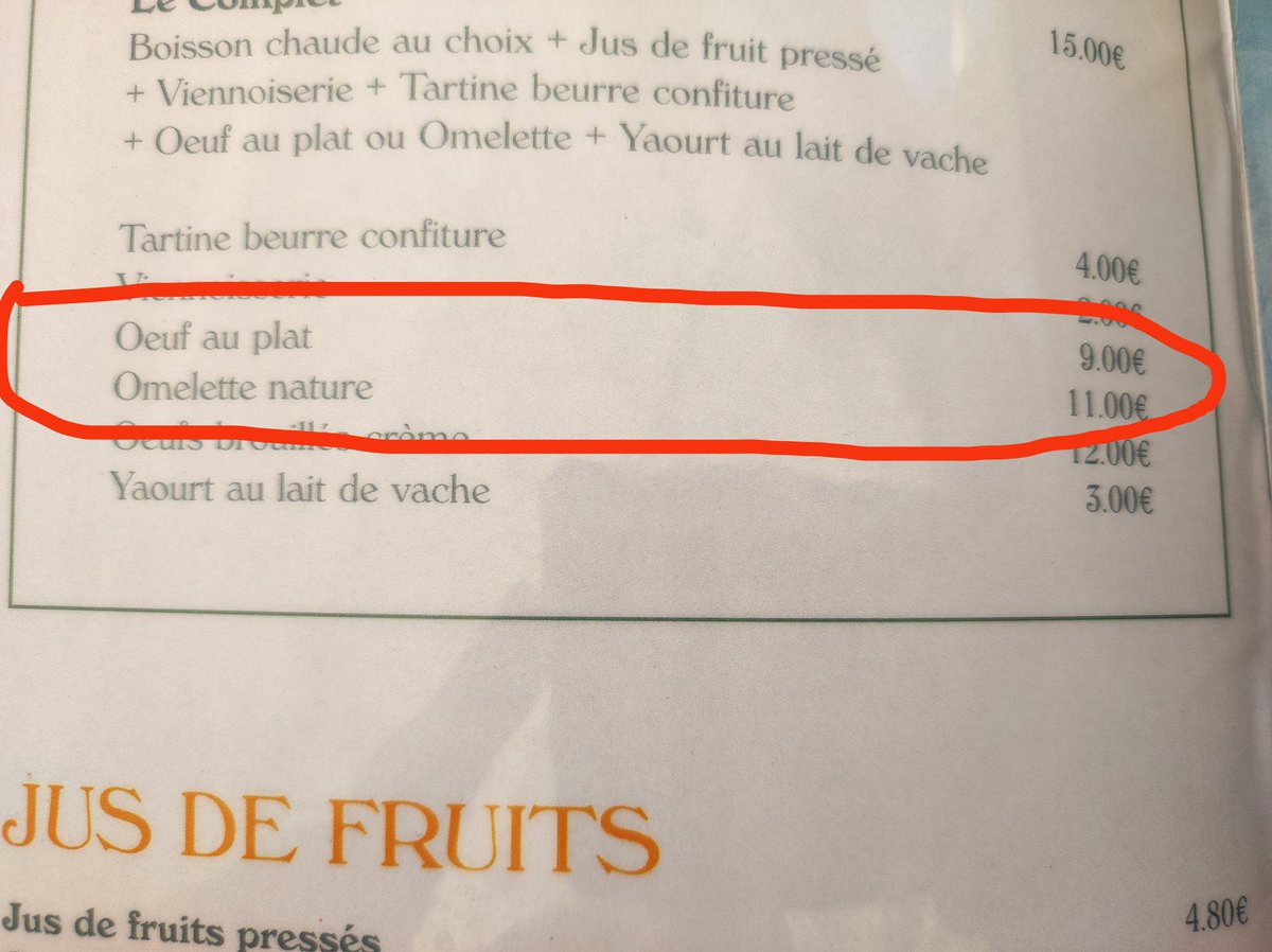 Baisse de fréquentation des restaurants incompréhensible.