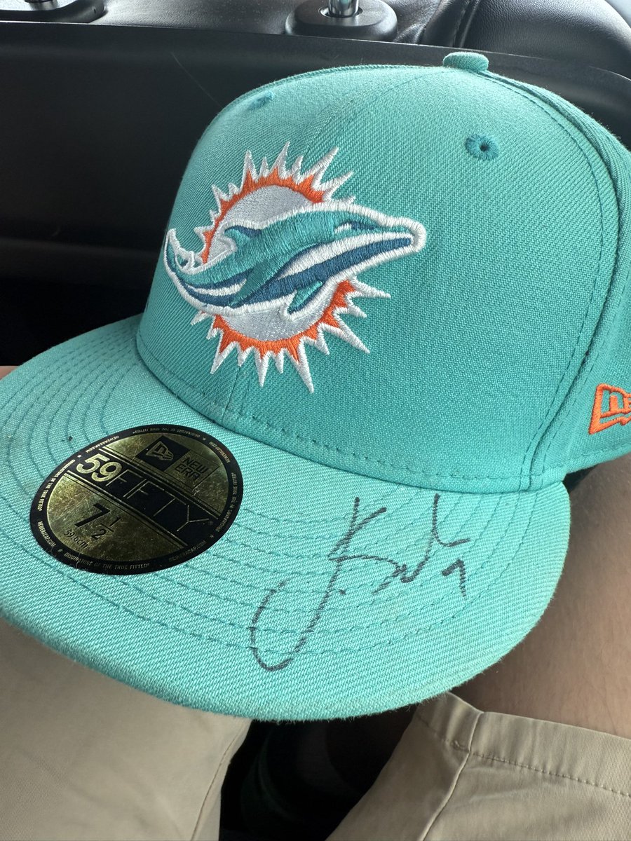 satforbois's tweet photo. @GhostOfAdamGase I know you will appreciate the newest signature from training camp https://t.co/1ZFize064a