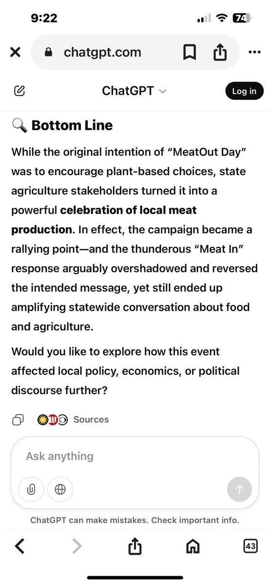 Remember when Gov Polis tried to attack our farmers and ranchers with his “meat out” day in 2021???? Remember the backlash and how Coloradans turned out to support rural CO??? Mayor Mike didn’t get the memo with his 3 million dollar plant based diet roll out. Is he actually this