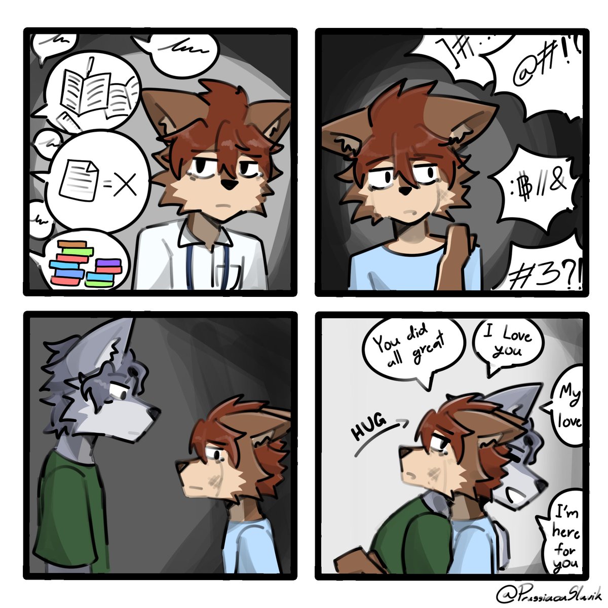 PrussiacaSlavik's tweet image. Best healing ❤️‍🩹 
#furryarts