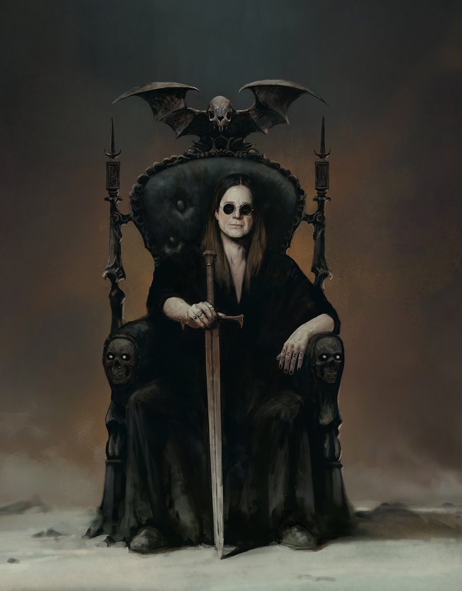 mx_mott's tweet photo. @OzzyOsbourne You inspired me to become an artist. This is my tribute
you can check my painting process on 
https://t.co/aFjQCc10RP https://t.co/pxELCW5VJm