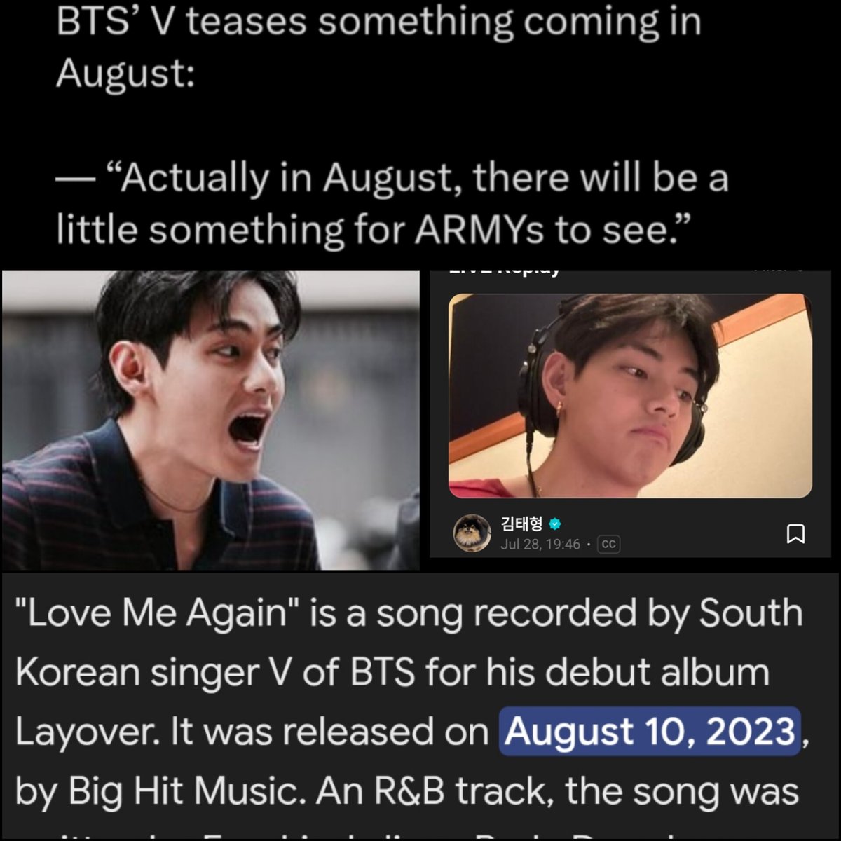 TaehyungCrew1's tweet image. LMA  going to have her sibling (twinning birth month)😭

👀
👀