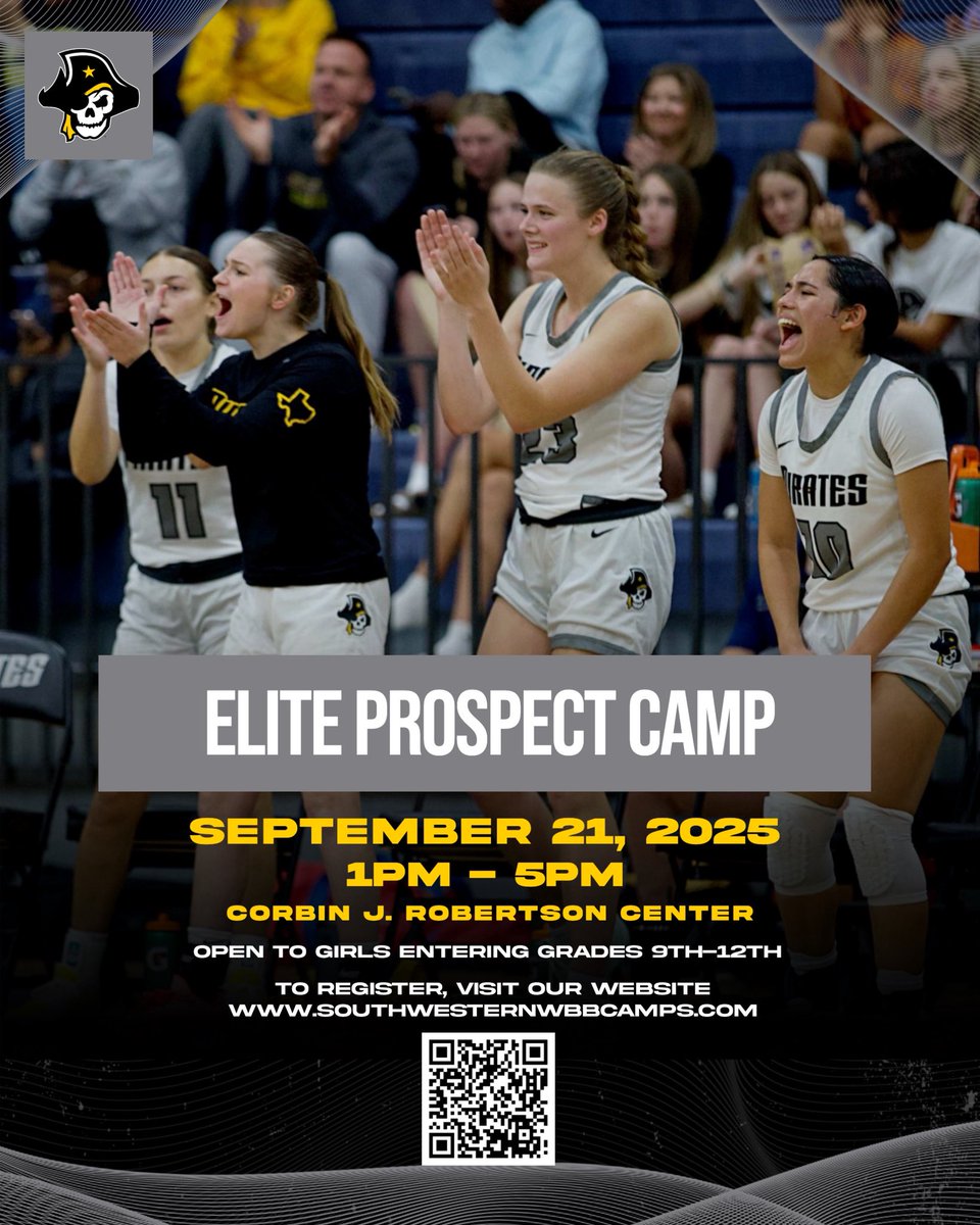 Registration is now open for our September Elite Camp! Sign up today to reserve your spot 🏀

#GoPirates🏴‍☠️