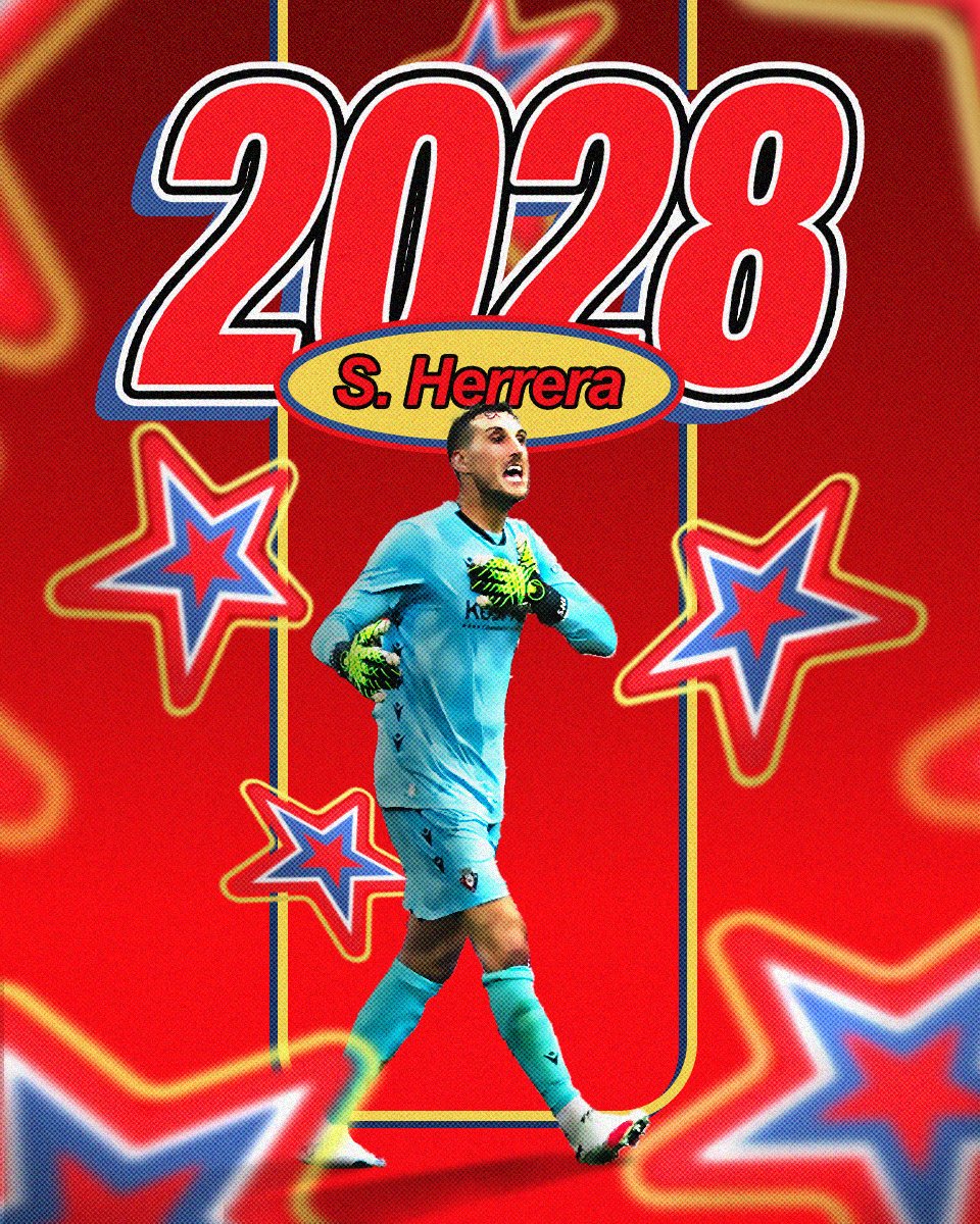 COMUNICADO OFICIAL | Osasuna renueva a Sergio Herrera hasta 2028.

osasuna.es/news/read/36665

#SergioHerrera2028