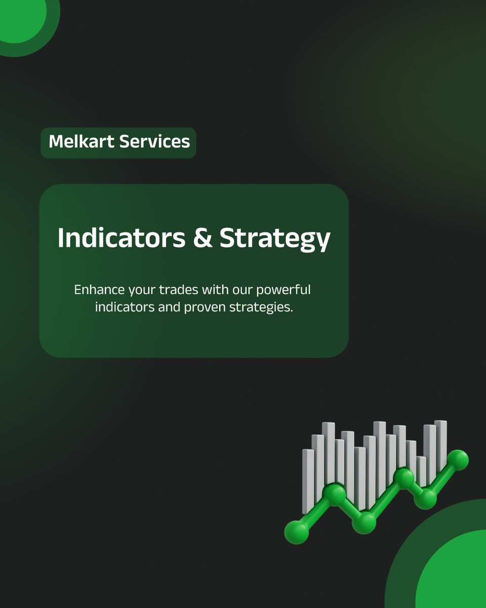 🎯 Supercharge your trades with Melkart Indicators &amp; Strategies

✅ Custom Signals
🔁 Backtest Ideas
📊 Execute with Precision

Built for traders who demand an edge.
🔗 Explore the toolkit – link in bio.

#TradingTools #CryptoTrading #Melkart #TradingEdge #AlgoTrading #Indicators