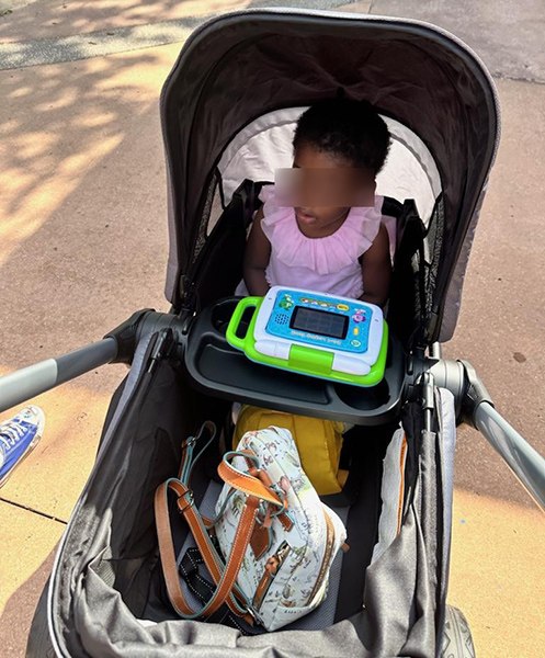 🚗 Jana’s loving her sweet ride and is all smiles in her brand new stroller! 😎💖 Thanks to our Children’s Needs Fund, she’s cruising in comfort. Help make more happy moments like this possible — donate today at vfctampabay.org! #MakingADifference #EveryChildMatters