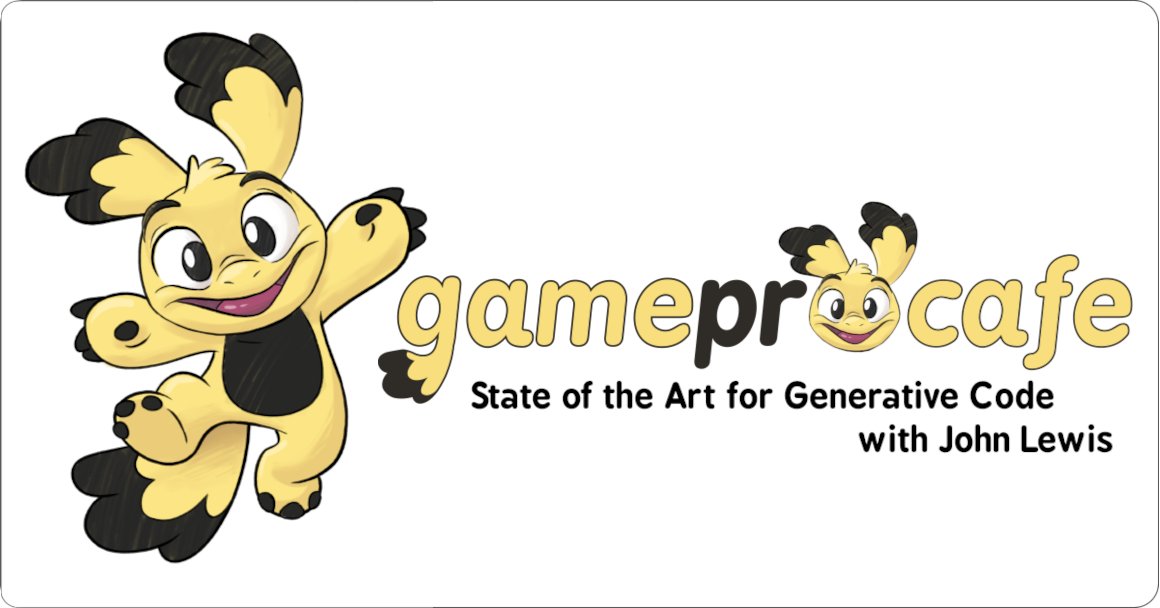 Join GameProCafé on Wednesday September 3rd @ 19:00 for a talk with John Lewis, founder of Liminal Group, about Generative Code. John will build a project in real time together with the audience. 

RSVP here: courage.events/event/gameproc…
