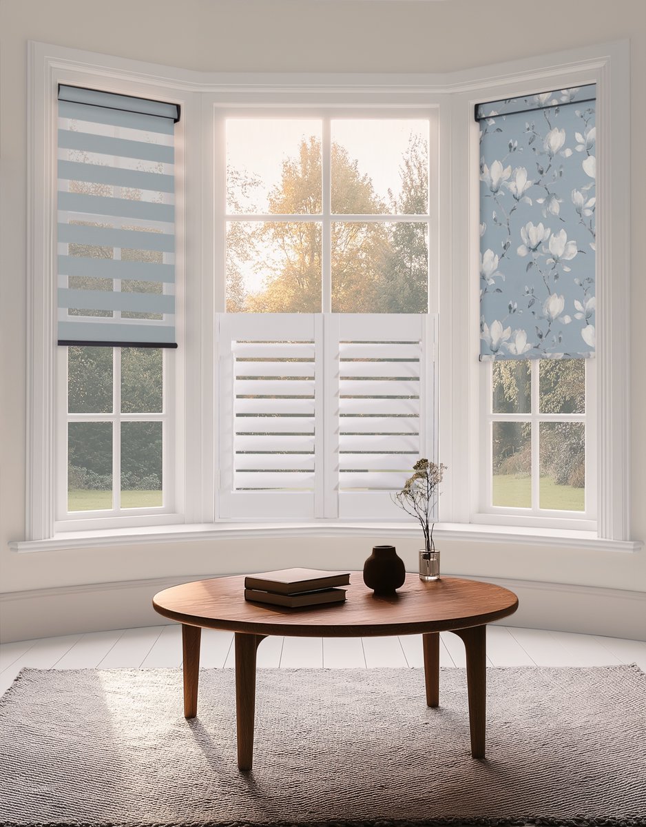 ✨ One bay window, three stunning styles! ✨

From a Cafe Style Urban Shutter in the centre to Vision Ferrara Grey on the left and Roller Magnolia Mineral on the right - your window, your way. 

#Louvolite #StyledYourWay #BayWindowIdeas #HomeInspo #WindowBlinds #InteriorDesign