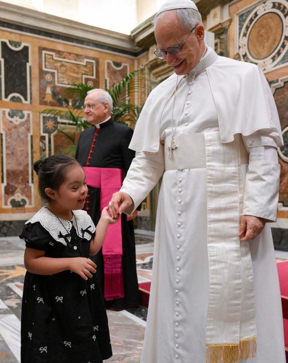 We love Pope Leo ❤️ 

Image: Vatican Media