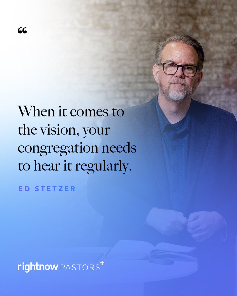 RightNowMedia's tweet image. Vision guides the church like a compass—when we hear it often, it shapes who we are and how we move forward together. ➡️ Church leaders, learn the importance of church vision and more in Breaking the 200 Barrier, a RightNow Pastors+ course with @edstetzer. rightnowpastors.org/plus/promo