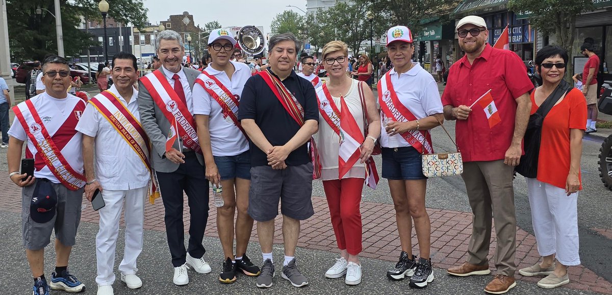 RepNellie's tweet image. Across our district #NJ09 this weekend in #Clifton #Passaic #Paterson we had beautiful celebrations in honor of our vibrant Peruvian American community, one of the largest in our whole country! 🇺🇸🇵🇪🇺🇸🇵🇪