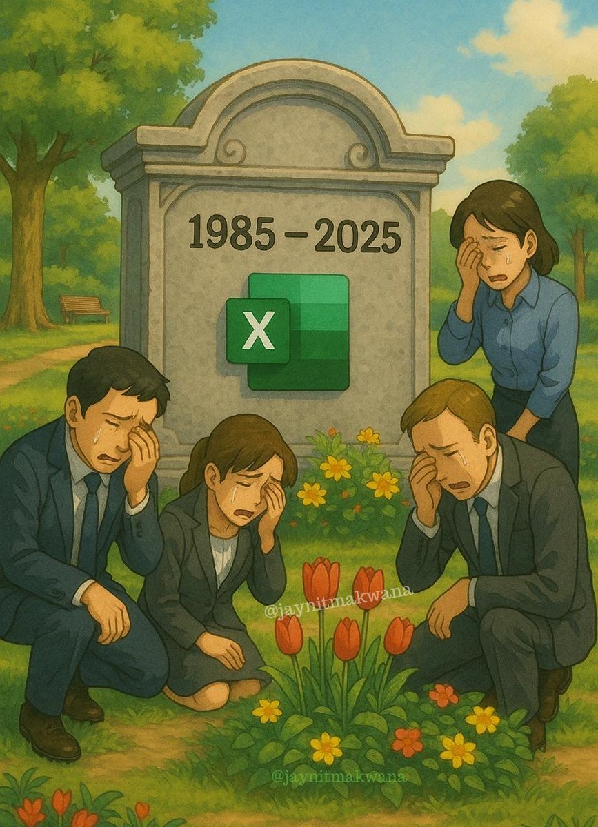 JaynitMakwana's tweet image. 🚨RIP Excel.

AI just made spreadsheet work 10x faster.

Data in → insights out.

This turns everyone into an instant Excel wizard.

Here’s how to automate everything in seconds: