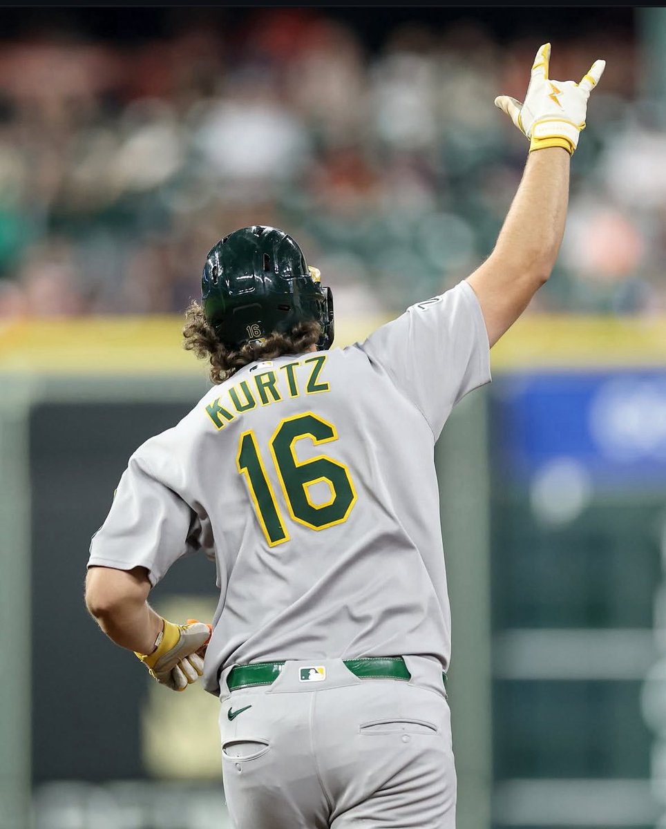 To catch up on all things Nick Kurtz:

The record-breaking night in Houston mlb.com/athletics/news…
Reliving the performance and what he’s sending to the Hall of Fame mlb.com/athletics/news…
‘Big Amish’ churning a ton of butter mlb.com/athletics/news…
Kurtz, Jacob Wilson relish