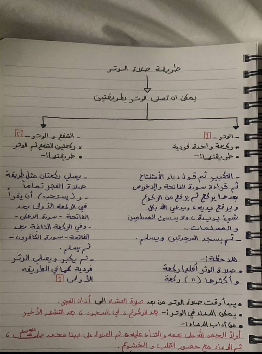 aslmuy's tweet image. طريقة صلاه الوتر