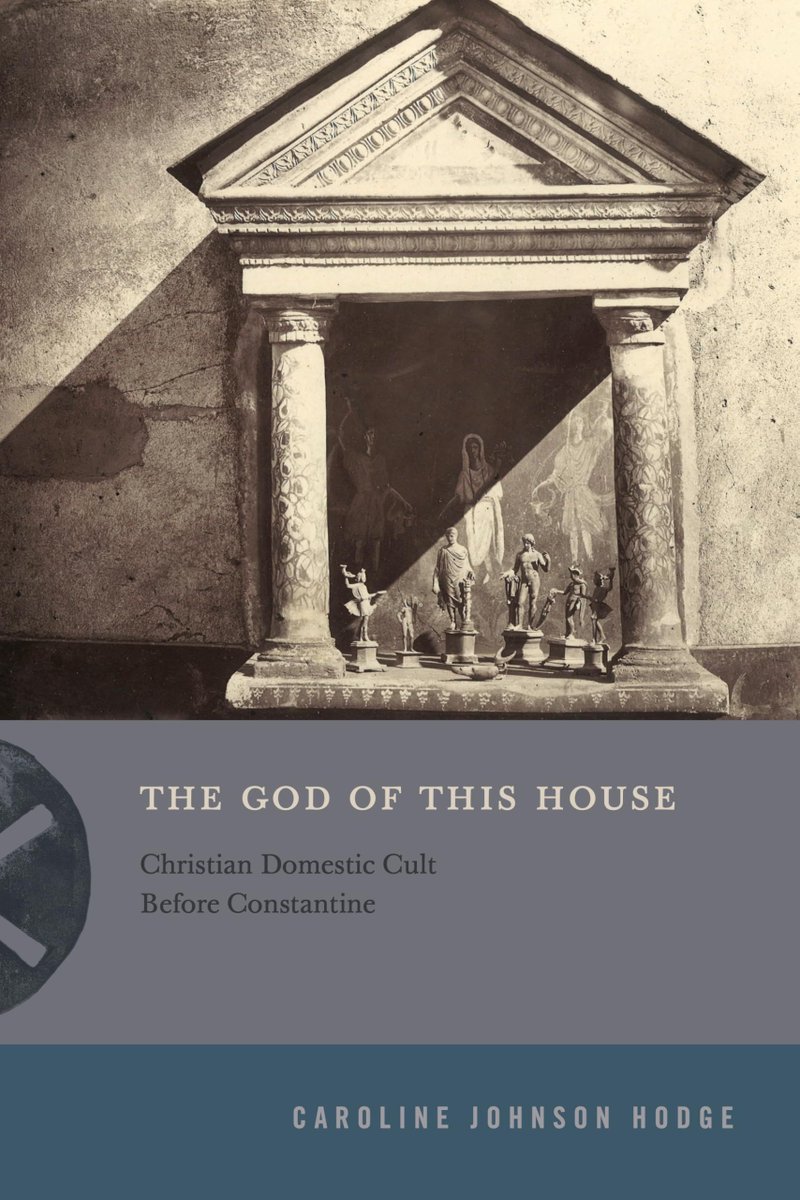 ancientjew's tweet image. New podcast episode! Mike Motia interviews Caroline Johnson Hodge about The God of This House: Christian Domestic Cult Before Constantine. newbooksnetwork.com/the-god-of-thi…