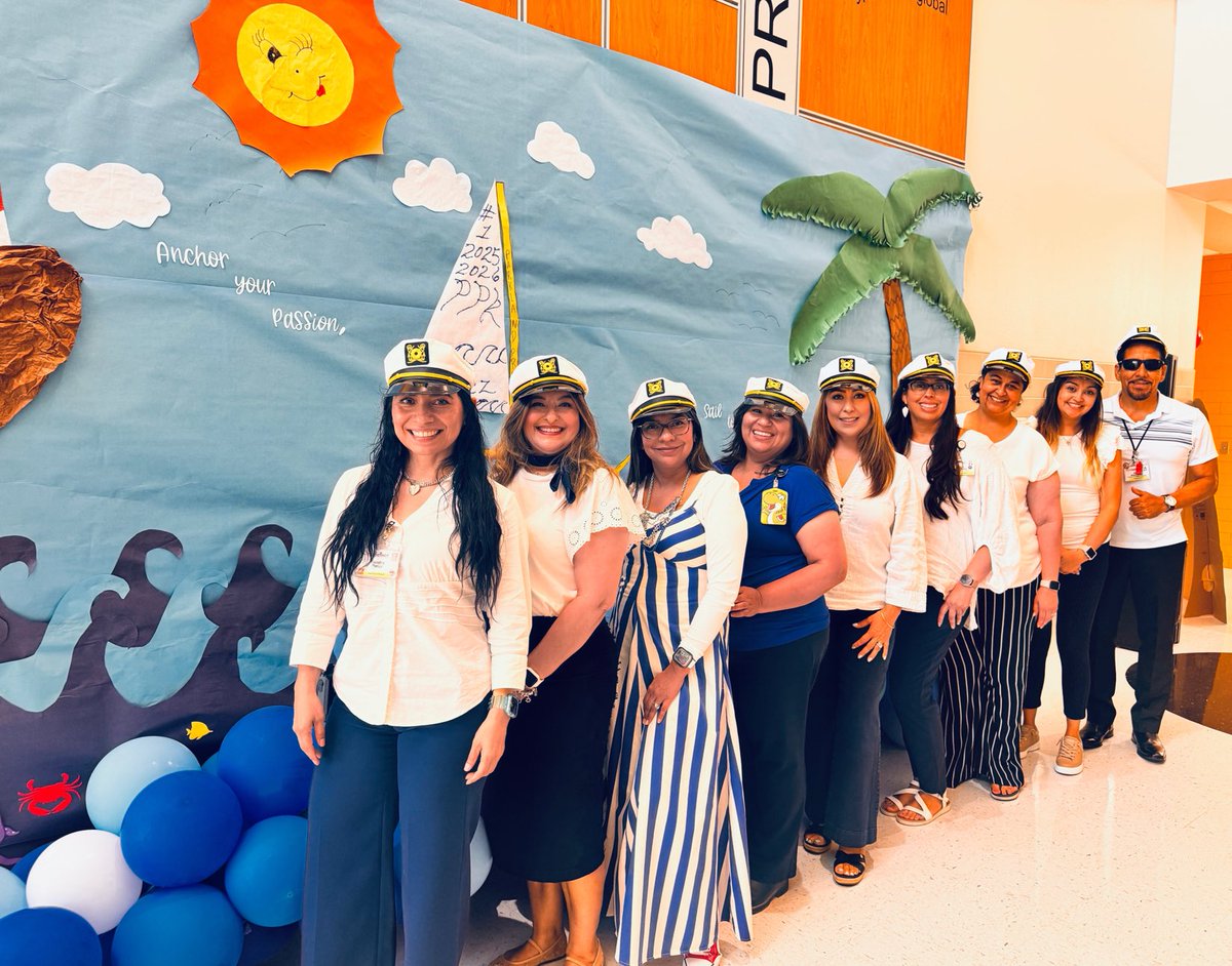 PPK Team Navigating Change, Anchoring Our Passion, and Sailing To SUCCESS! Torito Pride!!! ⁦<a href="/YsletaISD/">Ysleta ISD</a>⁩ ⁦<a href="/Parklandtorito/">Sandra Perez</a>⁩