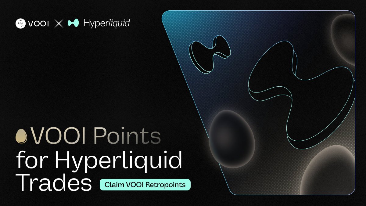 🚀 Calling all <a href="/HyperliquidX/">Hyperliquid</a> traders! 🪂 It's your time to shine and claim your share of 50+ million <a href="/vooi_io/">vooi</a> Retropoints!

⚔️ Choose your Sword:

🔸If you traded on VOOI V1 via Hyperliquid, claim your <a href="/vooi_io/">vooi</a> V1 Retropoints today!

🔸Traded directly on Hyperliquid before?