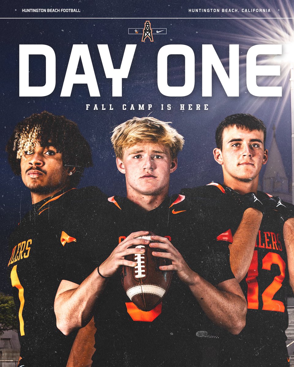 It all begins today, Day 1 of Fall Camp