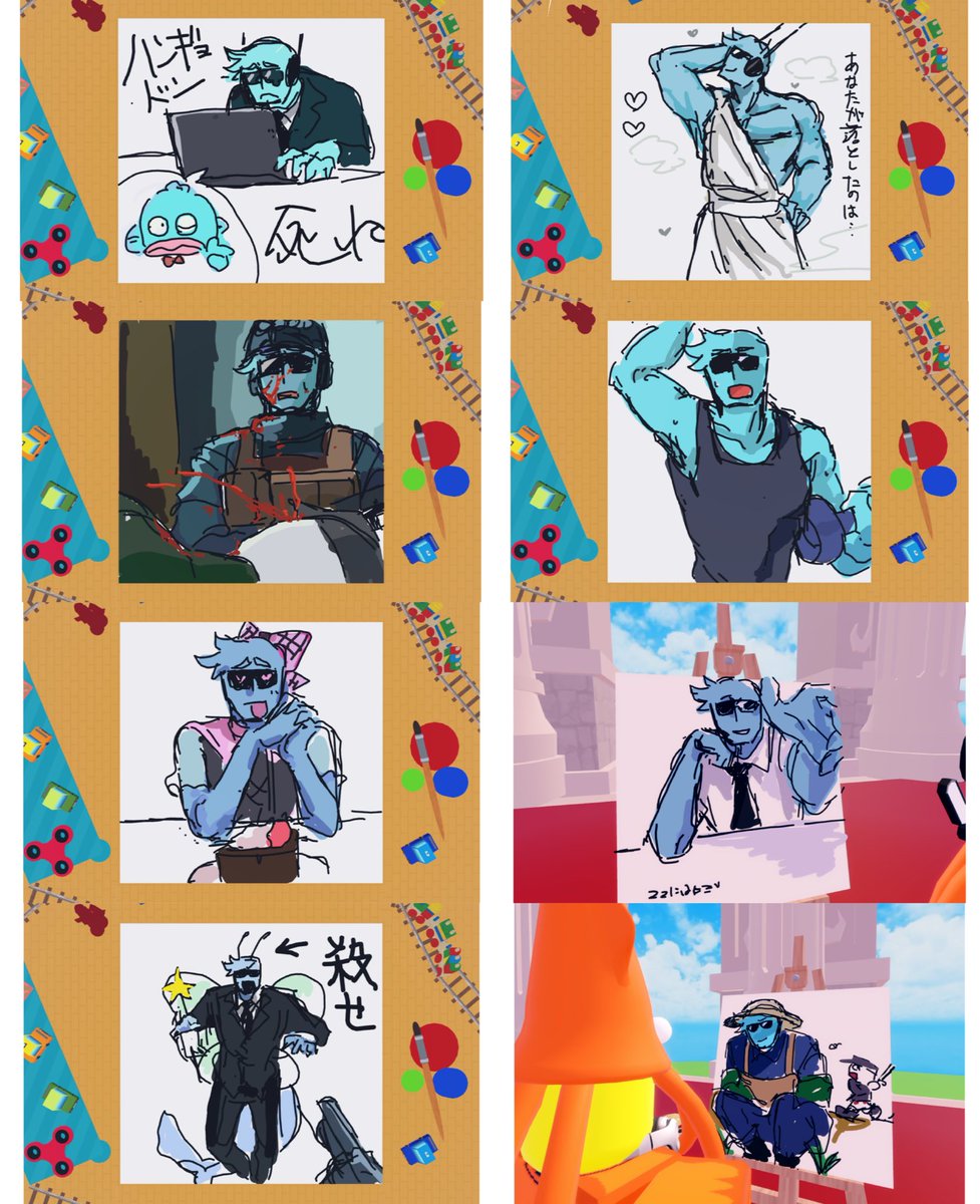 yonayonaloves's tweet image. 友達と絵交換しながら描くやつやったらなにがなんでもエロめの自機かいてきやがるの神すぎたWWWWWWW