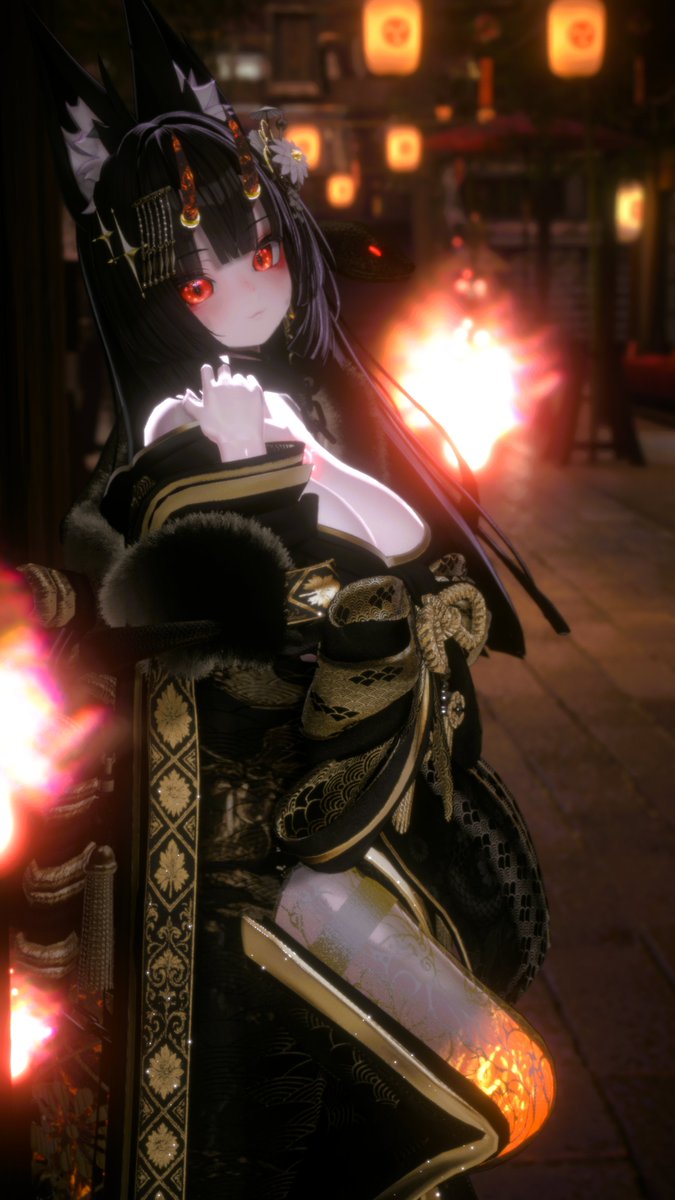 tamaki_Azucat22's tweet image. おっはモーニン!🦈🦊👹🌞
#VRChat #rurune3D #rurune_photo #EXTENSIONCLOTHING
