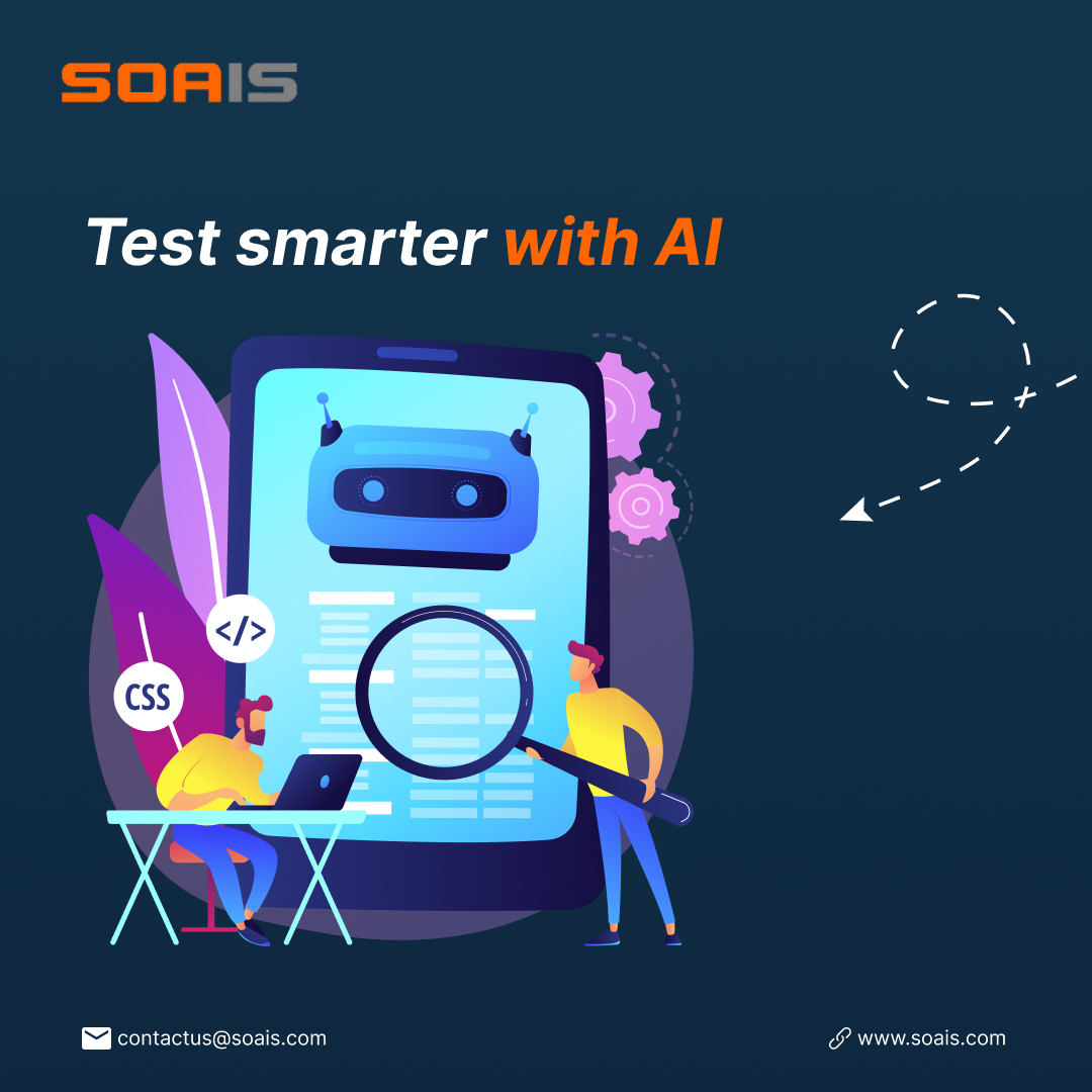 SOAIS (@soaissolutions) on Twitter photo AI is transforming test automation—from smarter test generation to faster issue detection.
SOAIS helps you test intelligently and scale efficiently.
Drop us a line at contactus@soais.com to learn more.
#AITesting #TestAutomation #QA #AI #SOAIS AI is transforming test automation—from smarter test generation to faster issue detection.
SOAIS helps you test intelligently and scale efficiently.
Drop us a line at contactus@soais.com to learn more.
#AITesting #TestAutomation #QA #AI #SOAIS