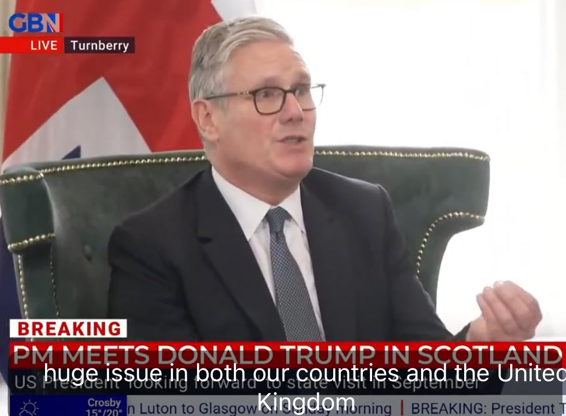 Keir Starmer knows he’s lying
We know he’s lying
He knows we know he’s lying
Trump knows he’s lying 
The entire World knows he’s lying