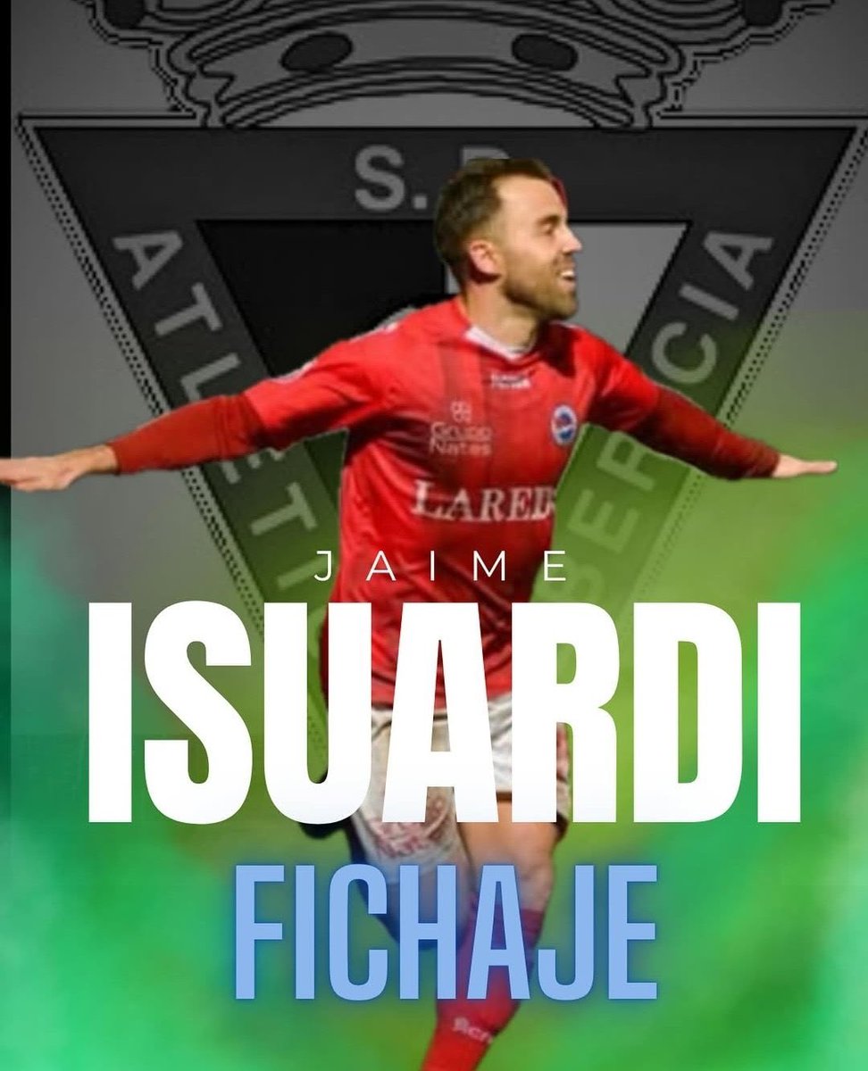 QuirosRuiz's tweet image. El Atlético Albericia ficha al delantero Jaime Isuardi (33|Ex1ª Real Racing Club) libre tras acabar contrato en el CD Laredo.