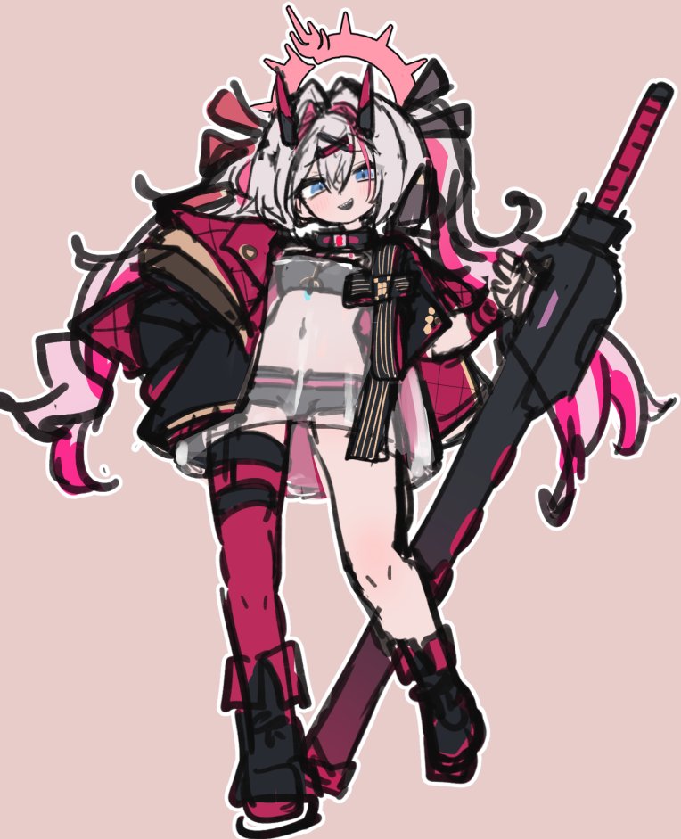 omataro9's tweet image. ご依頼絵のラフ
