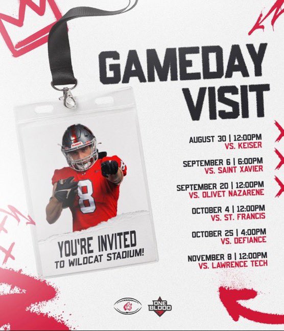 TyisaacCorbin's tweet image. Thank you @CoachKeaveney for the Gameday invitation, can’t wait to see the atmosphere of the stadium and school!
@CoachBoyll @IndyWeOutHere @PrepRedzoneIN @IndWesleyan_FB