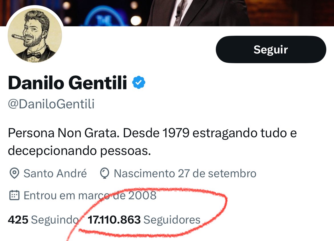 MarceloPrado_71's tweet image. Quem são os maiores perfis em total de seguidores e críticos ao bolsonarismo nesta rede social q também são oriundos da pseudo direita?
Nem preciso da IA p responder.