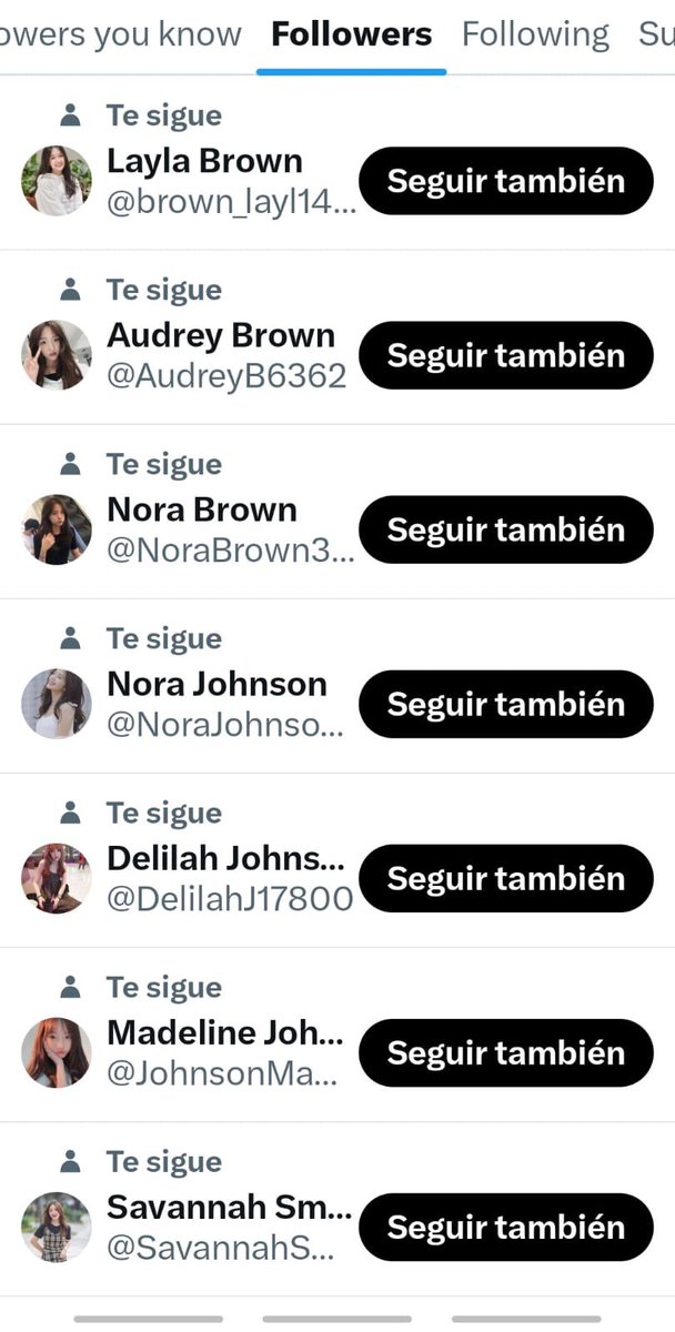 DuartianoUnido's tweet image. ⚠️ ALERTA PATRIÓTICA

Patriotas, hay bots infiltrados dándonos seguimiento.

Revise sus seguidores. Si ve estas cuentas sospechosas, están monitoreando a los que defendemos la patria.

¡Manténgase alerta y comparta! 🇩🇴🔥