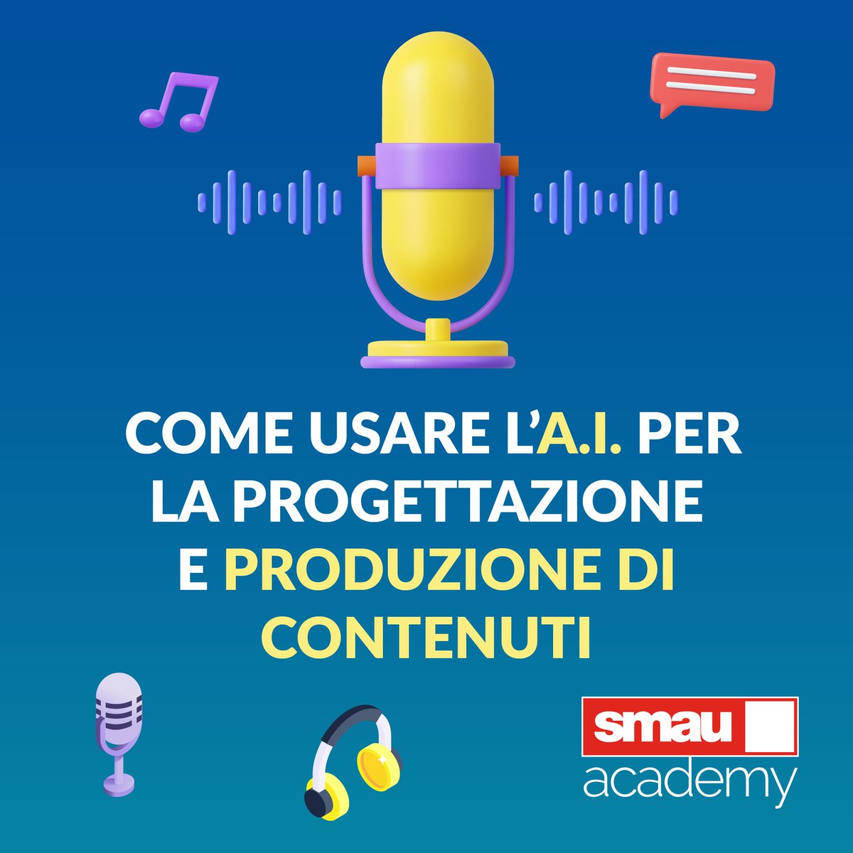 🎙 Benvenuti a questo episodio, dove scopriremo come la content economy sta evolvendo con l’AI generativa, imparando a progettare contenuti efficaci per il business.
ll workshop è a cura di Davide Pellegrini.